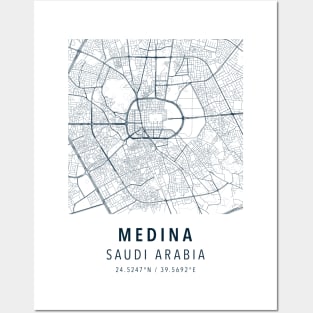 medina simple map Posters and Art